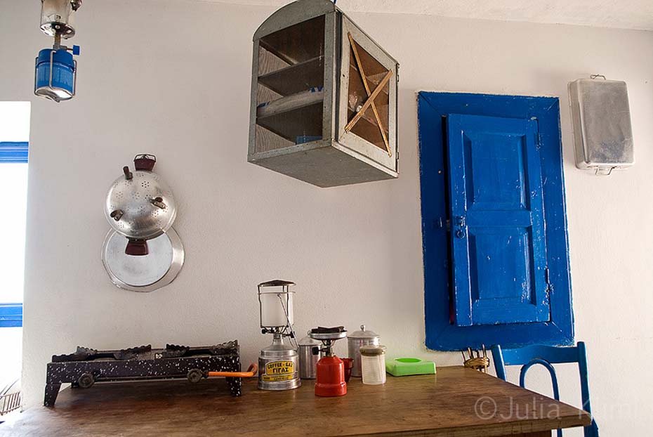 The kitchen of Aghios Mamas monastery, Kassos island, Dodecanese Greece